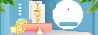 珠宝配饰淘宝海报模版背景