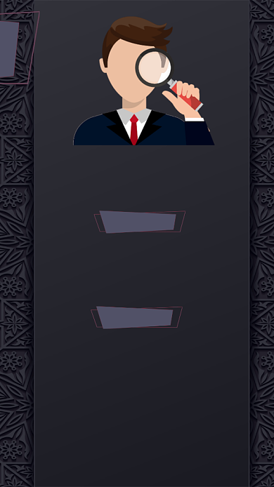 黑色大气酒店招聘海报背景