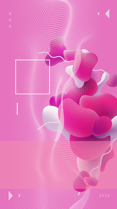 粉色系少女服装系列心动一夏促销活动海报背景