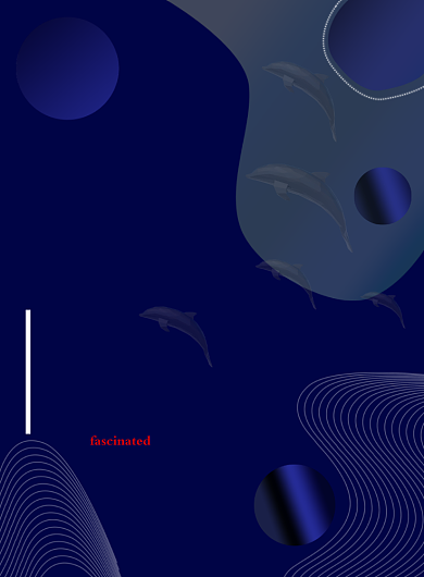 蓝色大气毕业设计展印刷海报背景