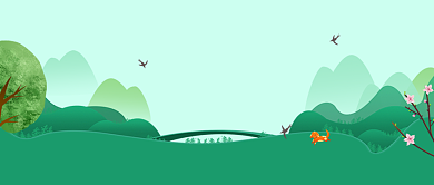 二十四节气立夏风景插画微信公众号素材图片背景