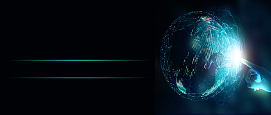 黑色背景未来由我创造科技类公众号首图背景