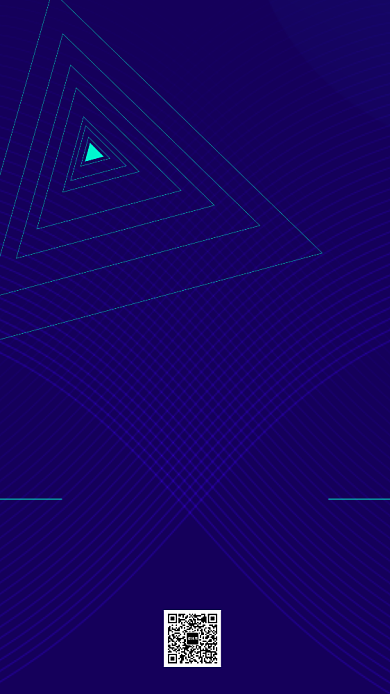 科技风区块链创新峰会手机海报背景