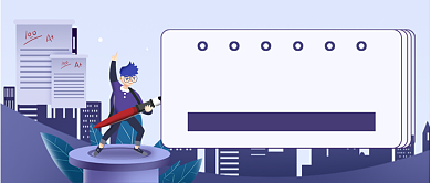 平面卡通暑假教育培训微信公众号素材图片背景