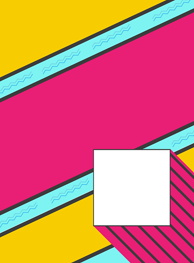 孟菲斯风格特价观影彩色显眼宣传海报背景