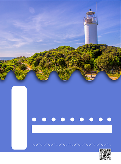 蓝色简约清新国庆游世界宣传促销印刷海报背景