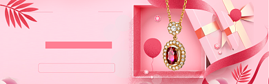 珠宝配饰淘宝海报模版背景