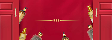 精油滋养护发专场淘宝banner背景