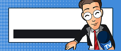 蓝色正规头条消息有态度的新闻公众号首图背景