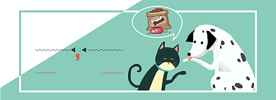 宠物用品猫狗粮打折海报背景