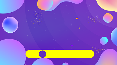 紫色渐变鎏金流体双十二狂欢手机海报背景