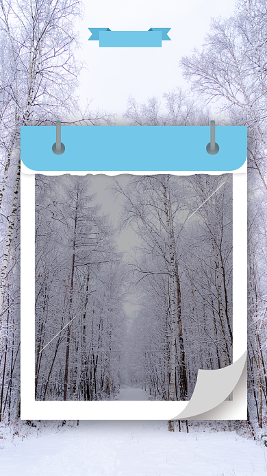 2019你好12月手机海报背景