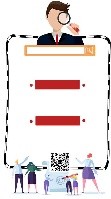 创意插画校园招聘手机海报背景