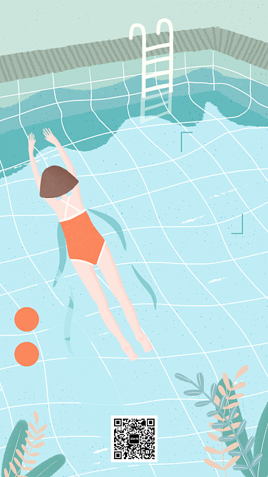 每日一签手机海报背景