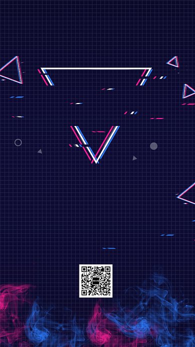 抖音网红风答谢酒会邀请函背景