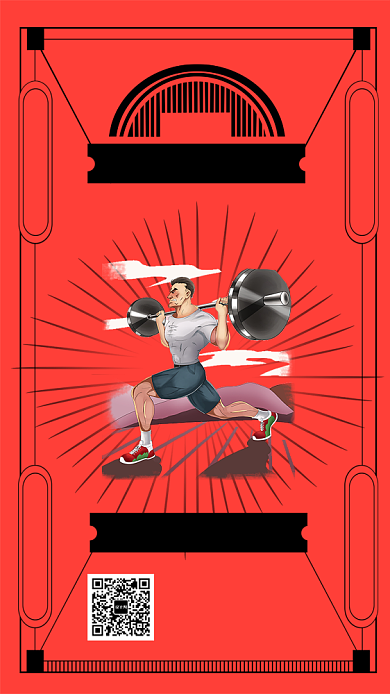 简约社团招聘手机海报背景