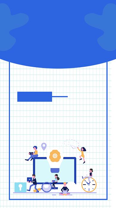 2019校园招聘手机海报背景