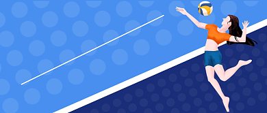 中国女排热点公众号首图背景