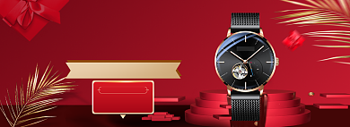 新年珠宝首饰海报banner背景