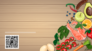 新鲜食材推荐手机横板海报背景