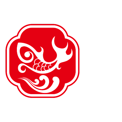 鱼府商业logo设计背景