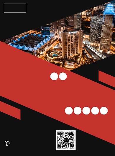 新加坡旅游度假宣传广告印刷海报背景