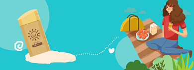 护肤品淘宝电商banner图背景