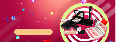 红色开业店庆淘宝电商banner图背景