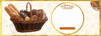 简约全麦面包促销banner背景