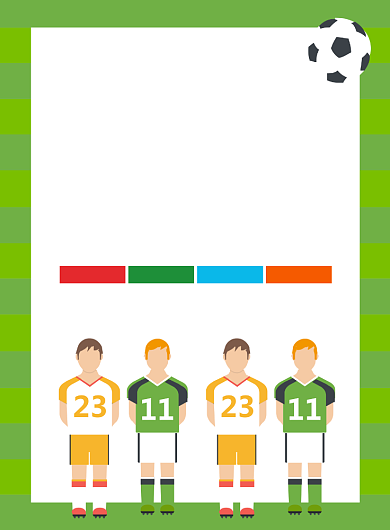 足球培训班招生宣传广告印刷海报背景