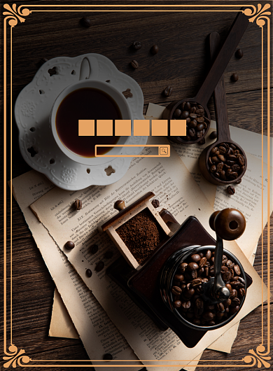 西式咖啡甜品海报背景