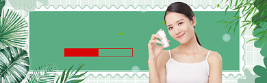 淘宝秋冬护肤化妆品banner背景