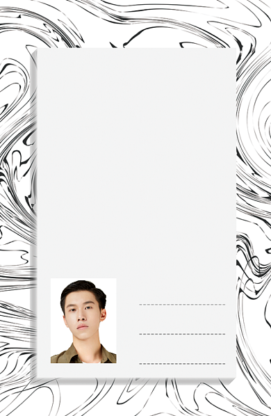 灰色创意底纹时尚工作证背景