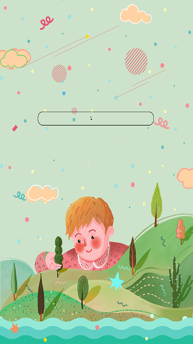 六一儿童节绿色主题海报背景