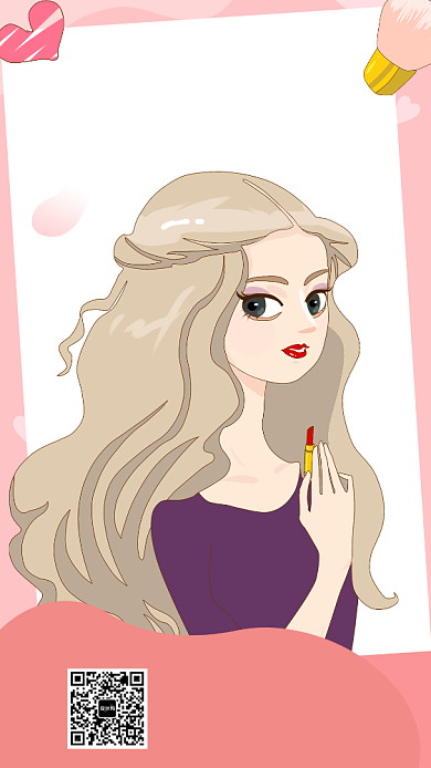 美妆产品推荐宣传海报背景