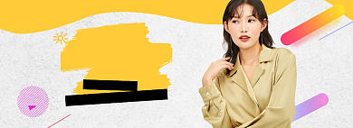 女装促销banner背景