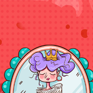 简约卡通女王节公众号次图背景