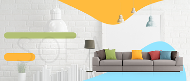 时尚简约沙发家具微信公众号素材图片背景