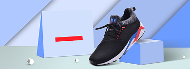 淘宝男鞋全屏海报背景