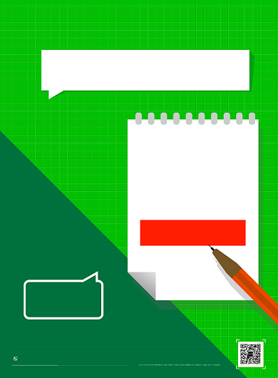 绿色CA主文写作在线课堂海报背景