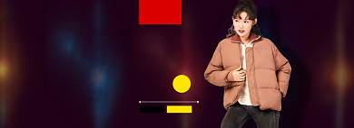 淘宝女装双11全屏海报背景