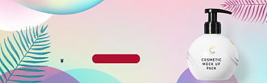 创意渐变美容美妆淘宝banner背景