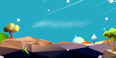 清新文艺插画遇见初冬展板背景
