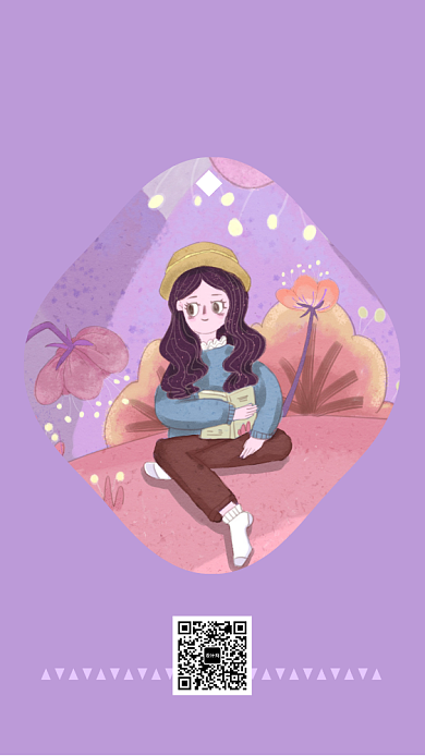 晚安心语每日一签手机海报背景