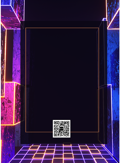 荧光酷炫汽车美容装饰价目表印刷海报背景