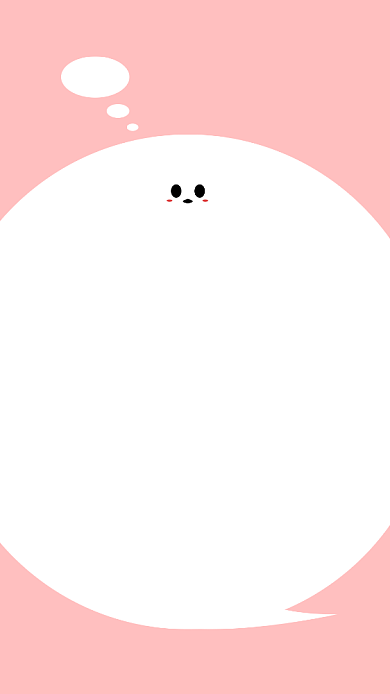 胖嘟嘟可爱表情手机壁纸海报背景