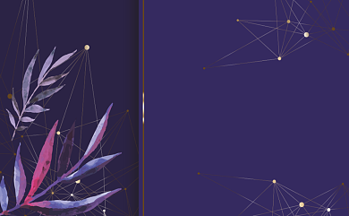 紫色神秘公司个人交友名片背景