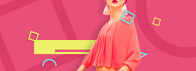 清新38女王节商品促销banner背景