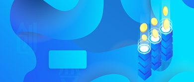 蓝色简约科技创新公众号首图背景