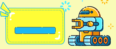 黄色卡通手绘六一节日公众号首图背景